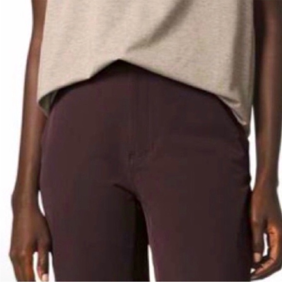 Lululemon Esker Trouser Lululemon Lab Brown Sequoia Pants | Size 6 - Picture 2 of 11